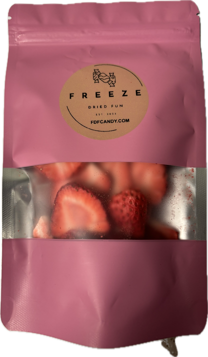 Freeze Dried Strawberry Slices - Healthy Crunchy Snack