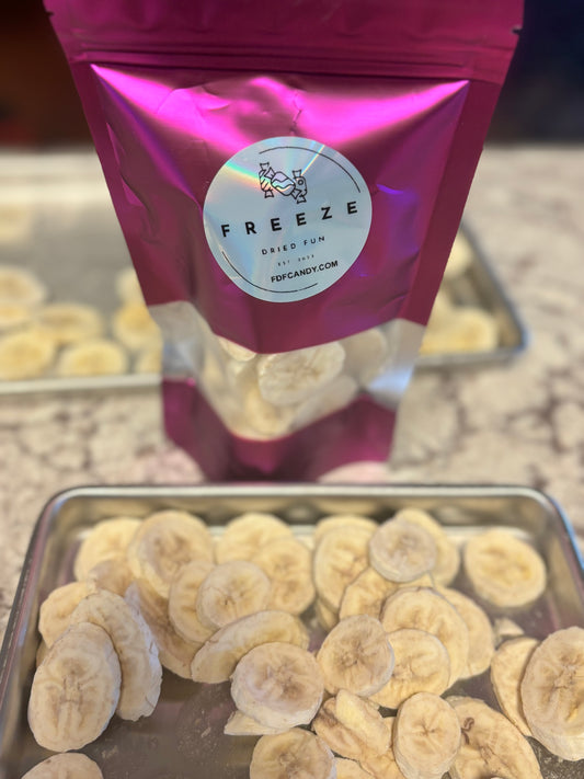 Freeze Dried Banana Chips - Crunchy Healthy Snack