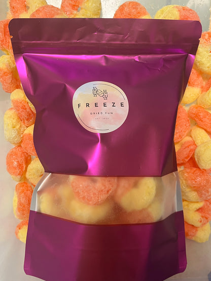 Freeze Dried Peach Ring Candy