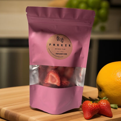 Freeze Dried Strawberry Slices - Healthy Crunchy Snack