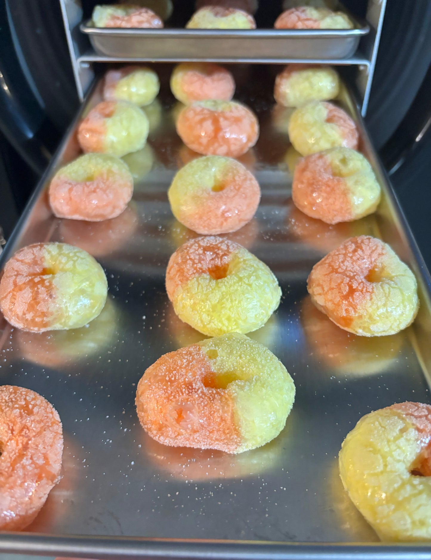 Freeze Dried Peach Ring Candy