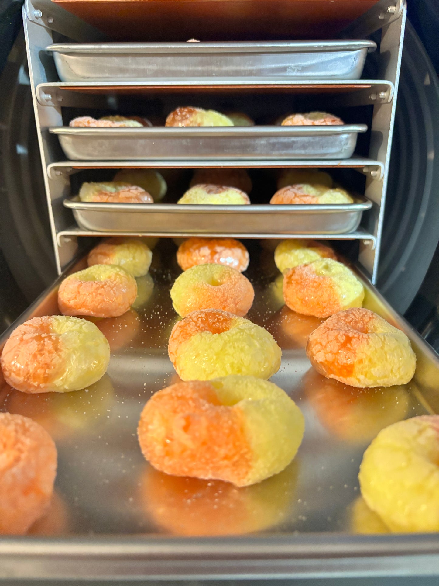 Freeze Dried Peach Ring Candy